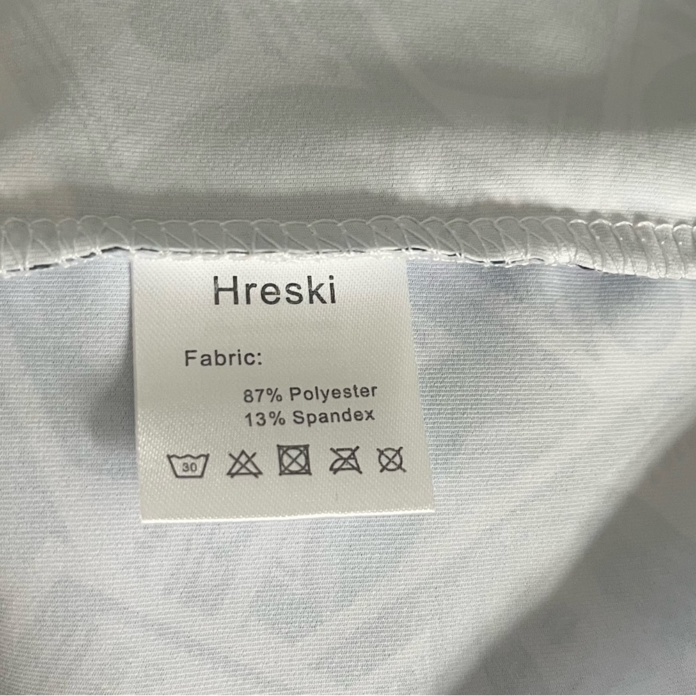 HRESKI Green & White $100 Money-Print Golf Polo Shirt Size Large NWOT - Picture 5 of 6